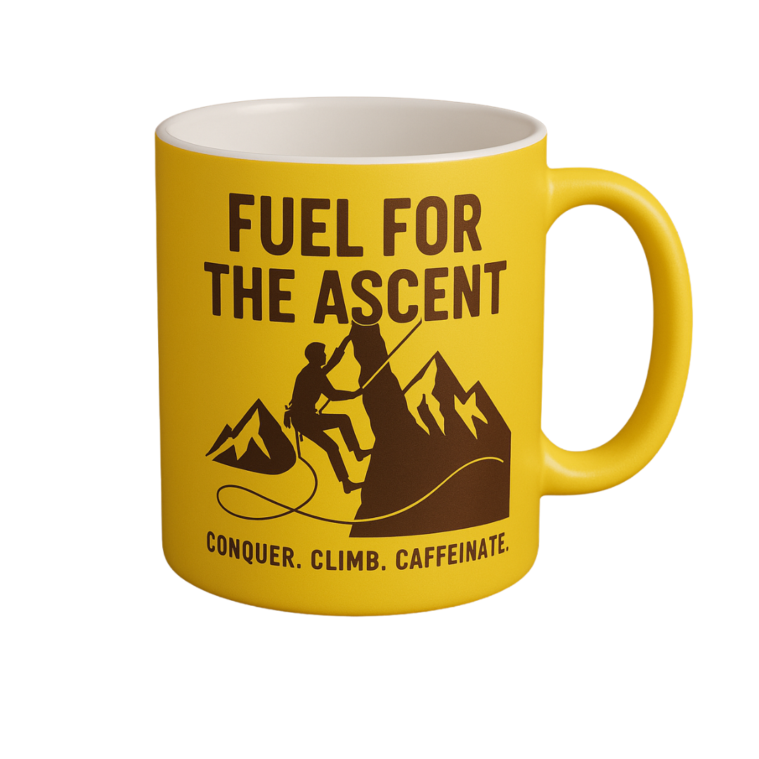 Two Pack Rock Climbing Mug-11oz – Fuel for the Ascent Mug