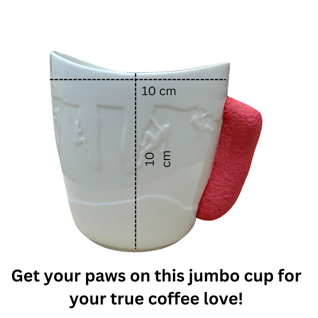 Rock Climbing Mug | Climbing Coffee Mug (Red)