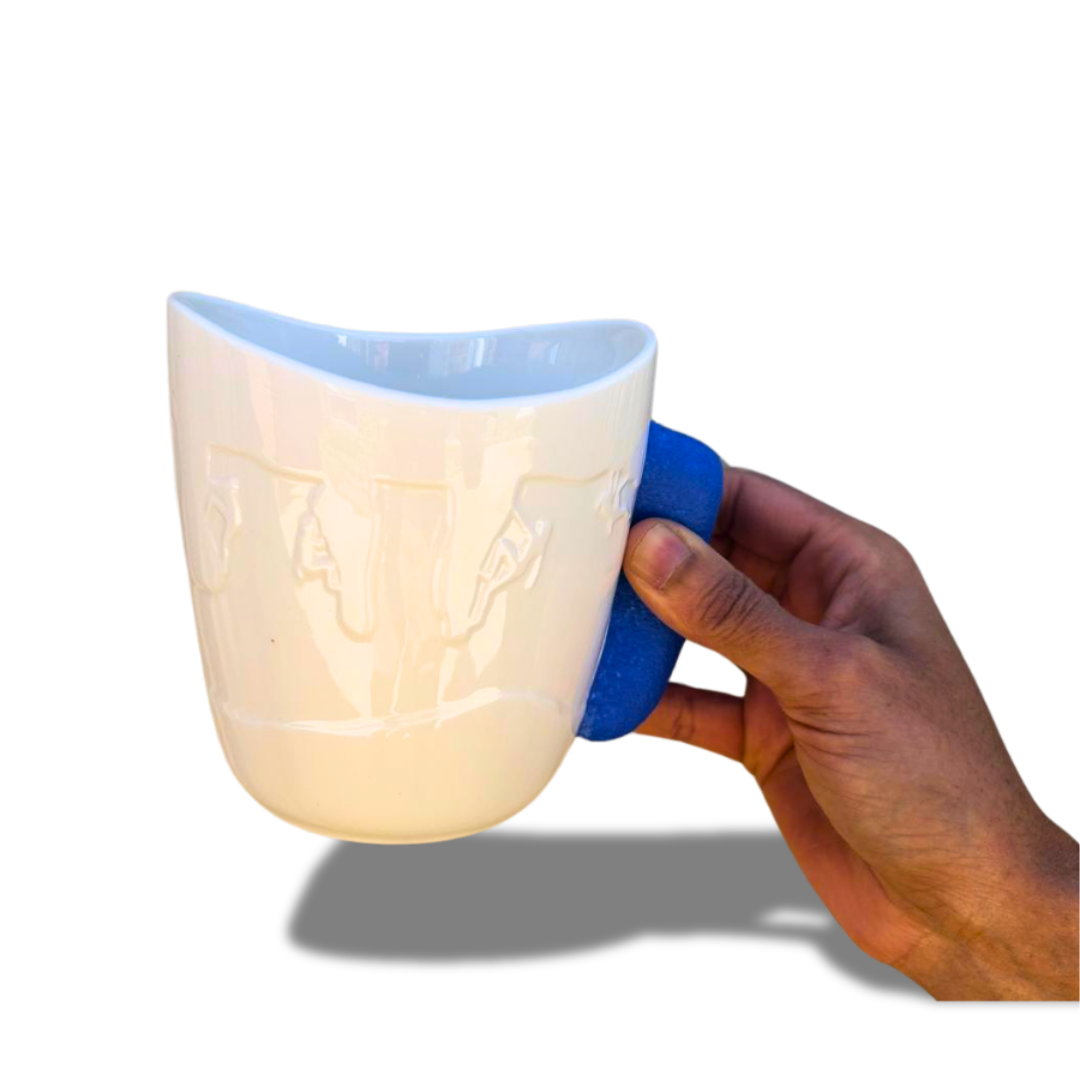 Rock Climbing Mug | Climbing Coffee Mug (Blue)