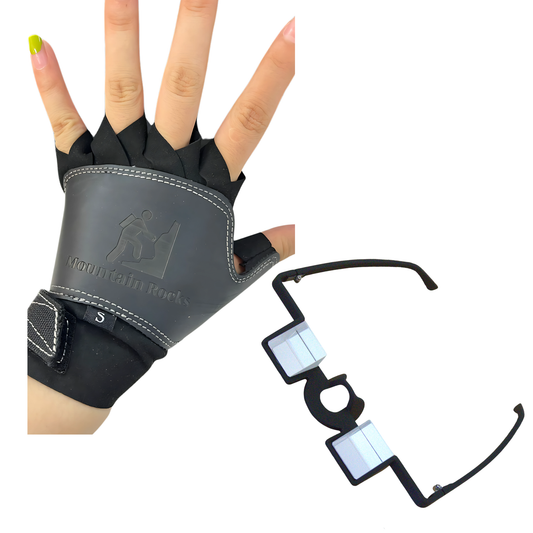 Ultimate Climbing Bundle: Climbing Gloves with Belay Glasses