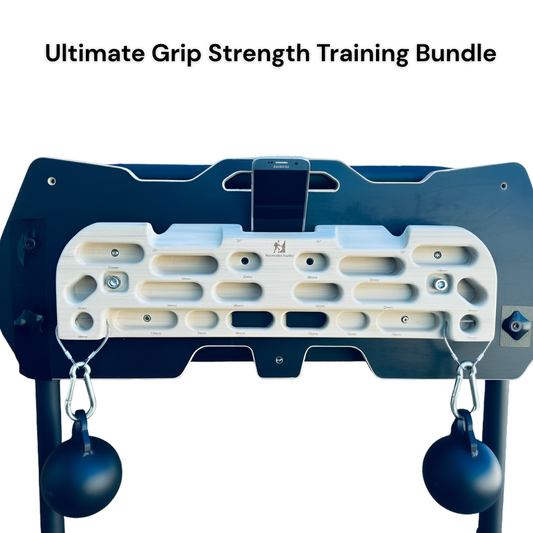 MOUNTAIN ROCKS Climbing training Mountain Rocks Climbing Hangboard HB 2100 with steel pull up grip balls