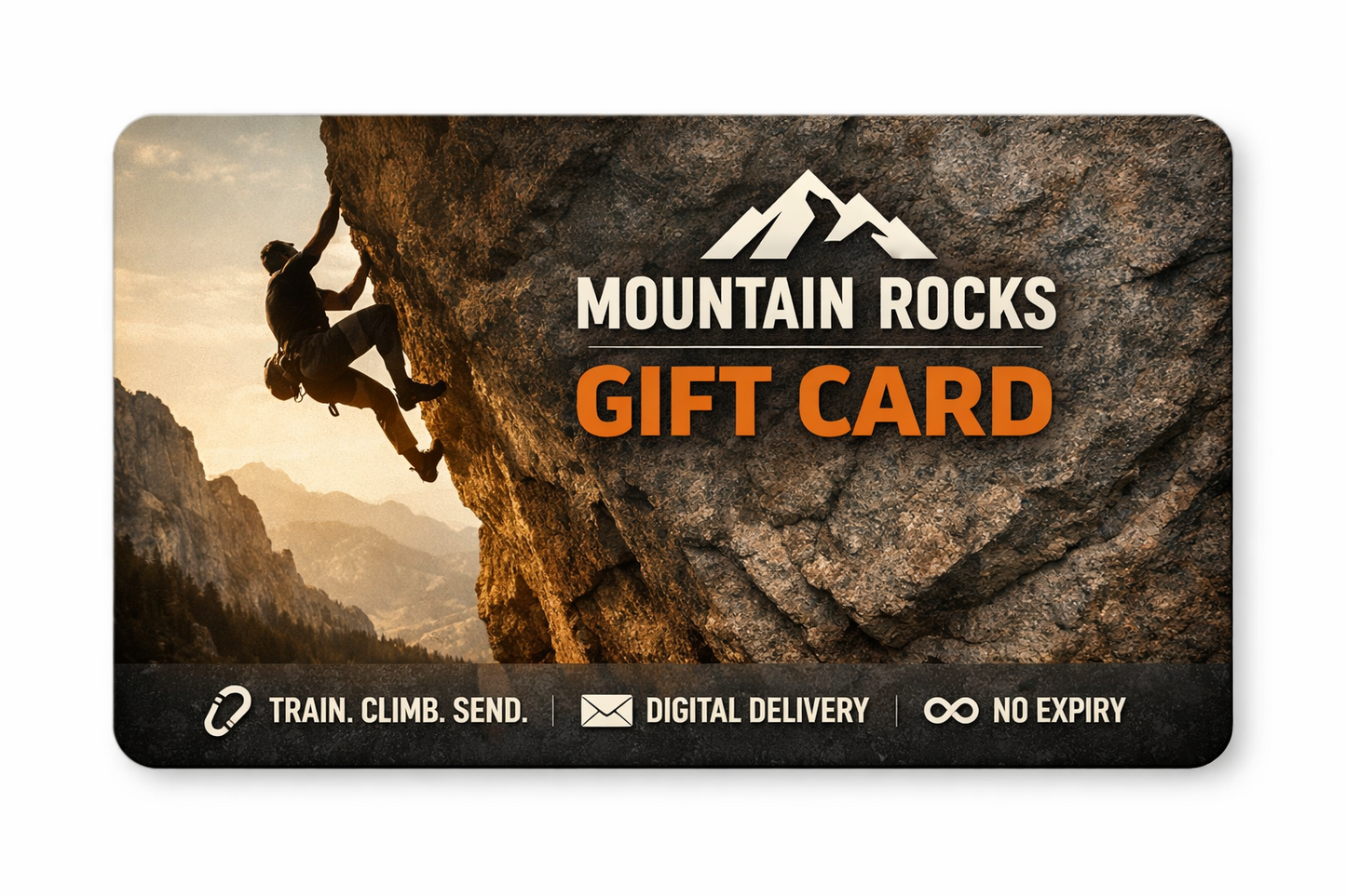 Mountain Rocks Climbing training Mountain Rocks Gift Card