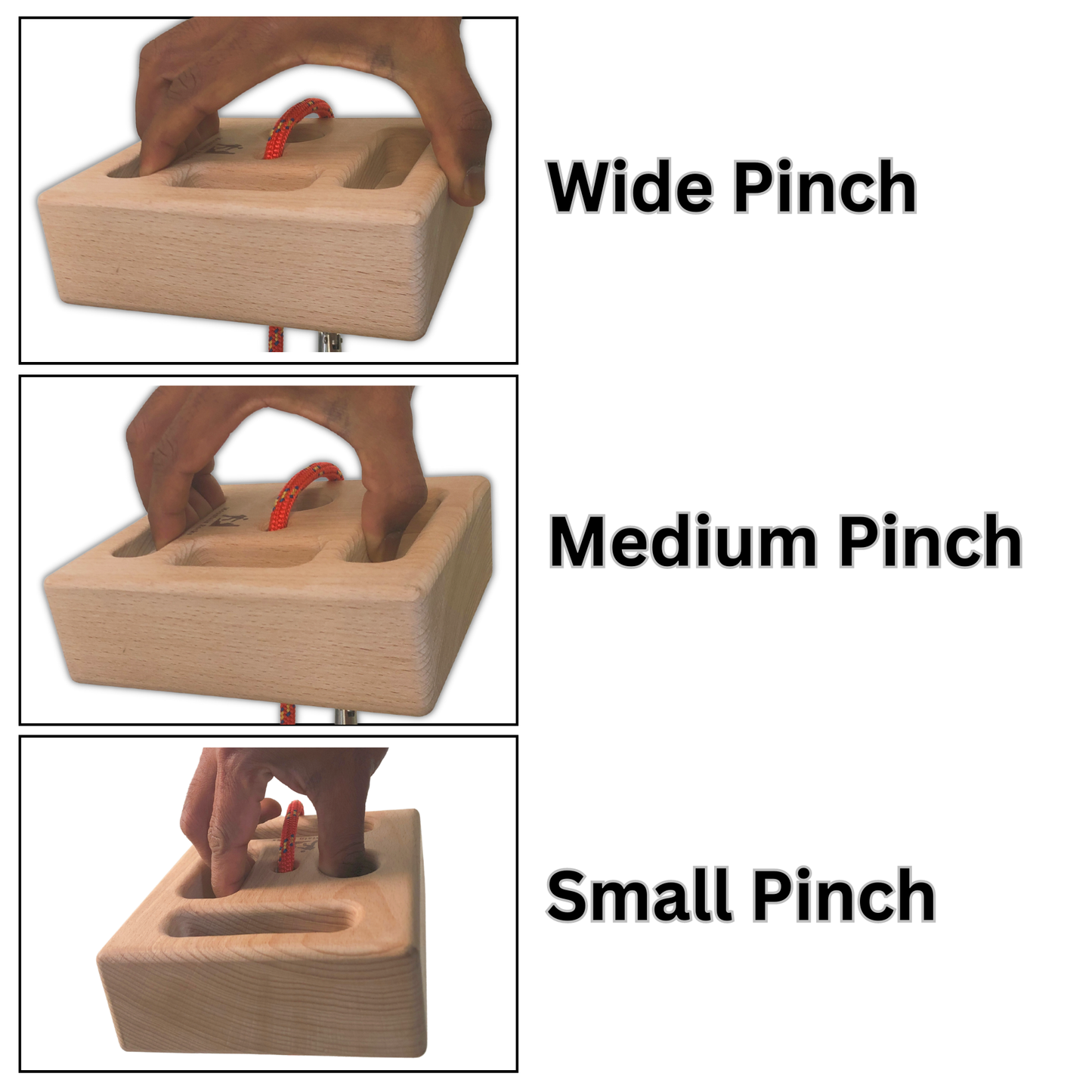 Portable Hangboard with Strap Loading Pin