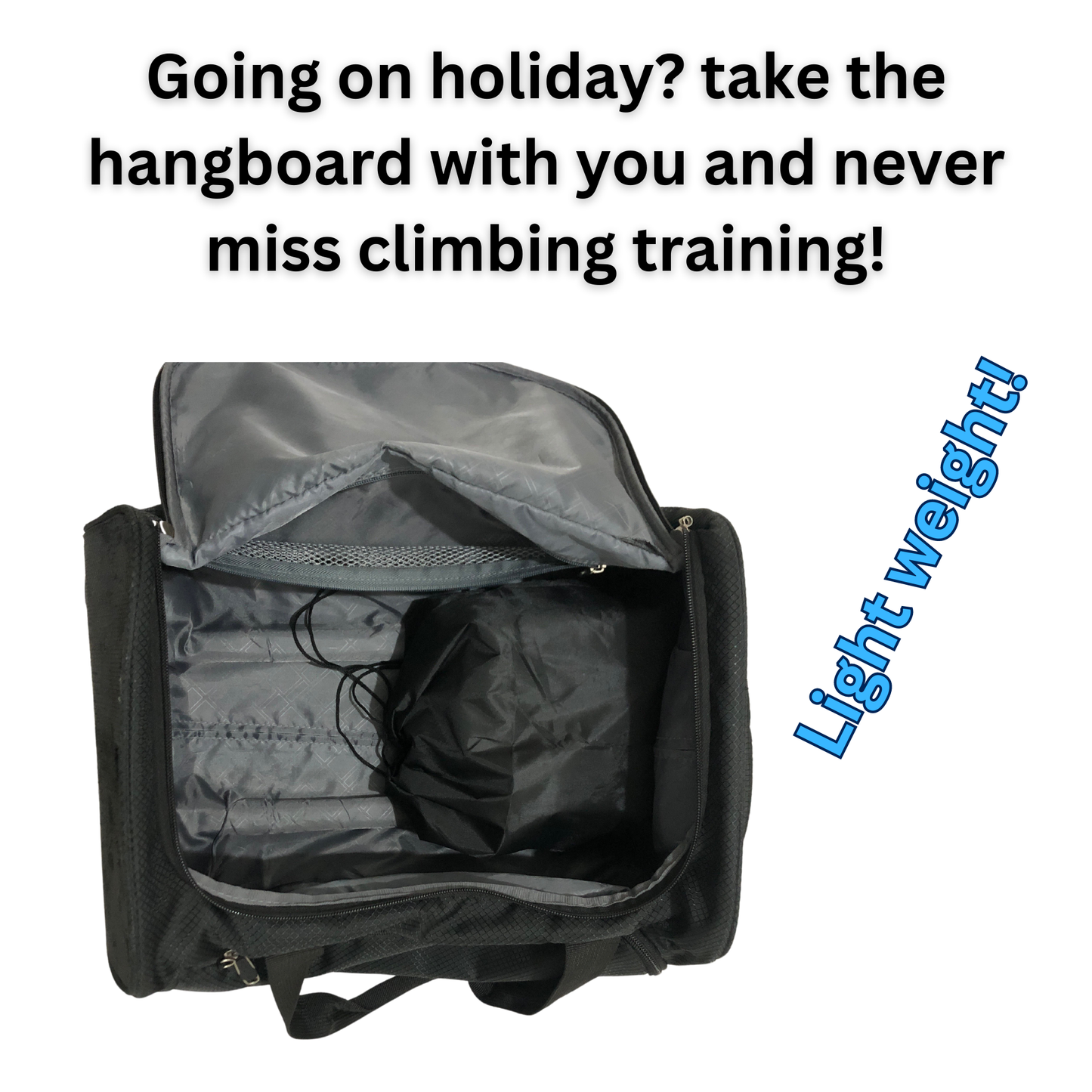 Portable Hangboard with Strap Loading Pin