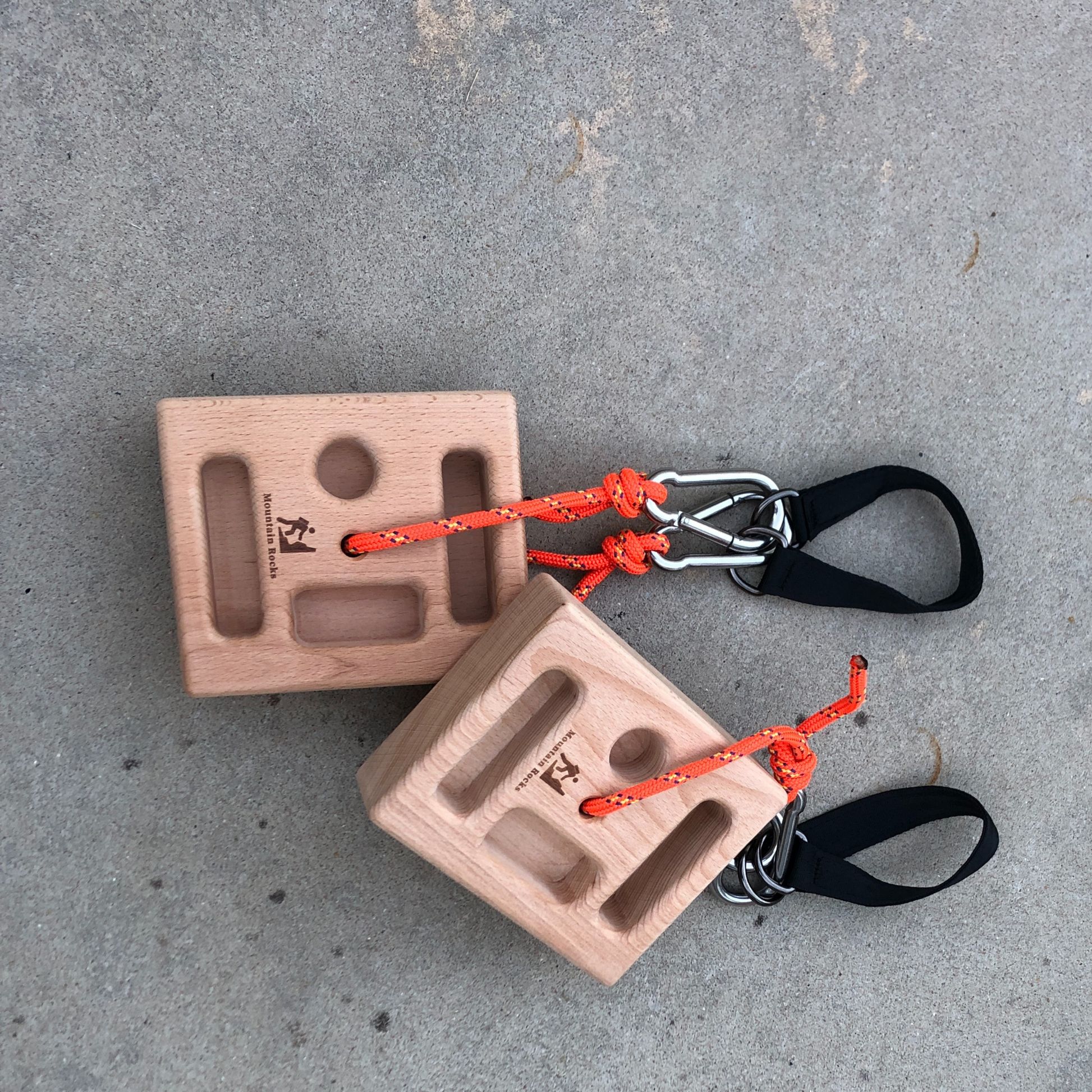 Portable Hangboard with Strap Loading Pin