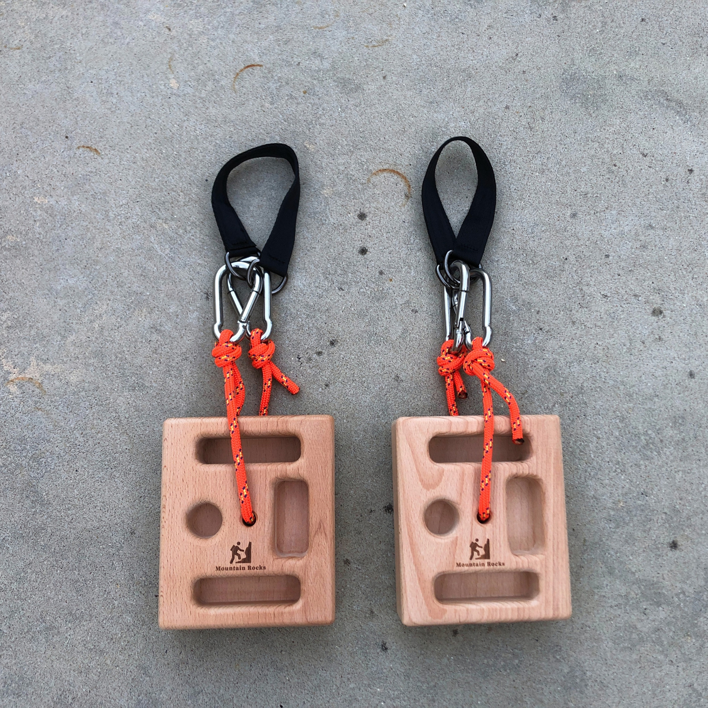 Portable Hangboard with Strap Loading Pin