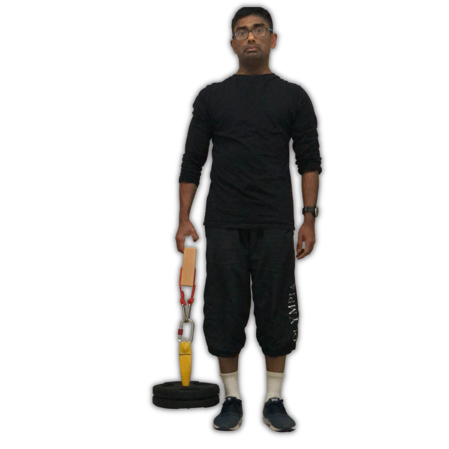 Portable Hangboard with Strap Loading Pin