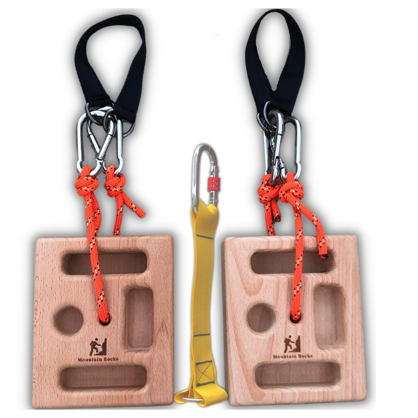 Portable Hangboard with Strap Loading Pin