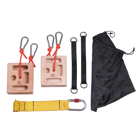 Portable Hangboard with Strap Loading Pin