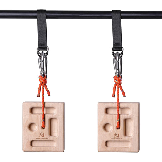 Portable Hangboard with Strap Loading Pin