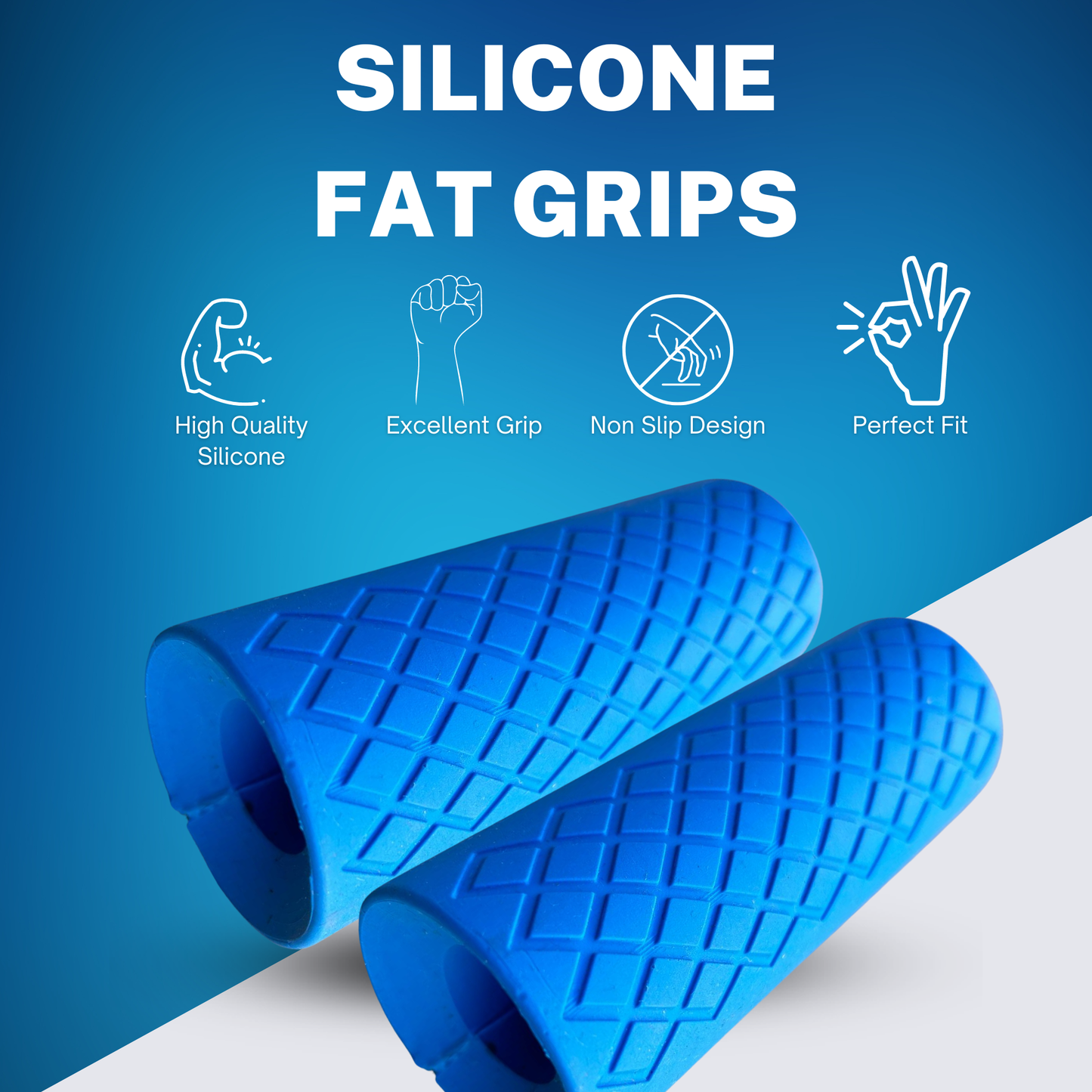 Fat Grips for Barbell and Dumbbels