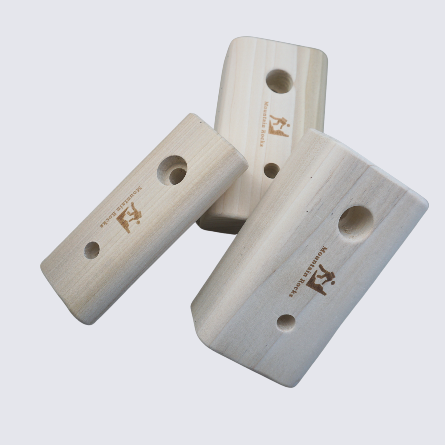 Mountain Rocks 10 Piece Wooden Rock Climbing Holds