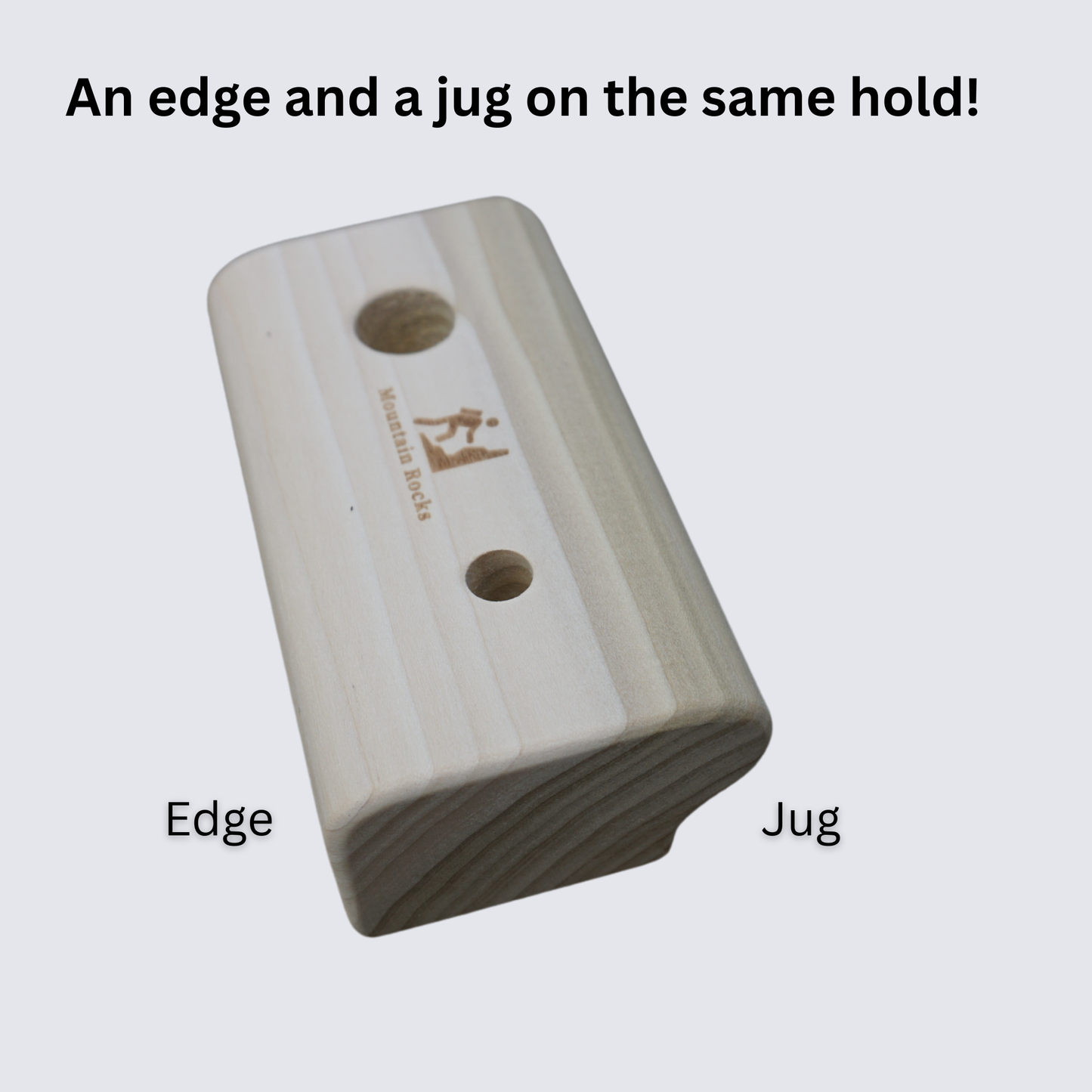 Mountain Rocks 10 Piece Wooden Rock Climbing Holds