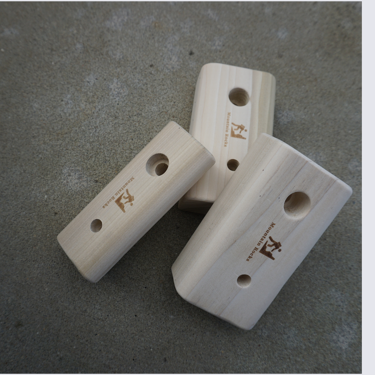 Mountain Rocks 10 Piece Wooden Rock Climbing Holds