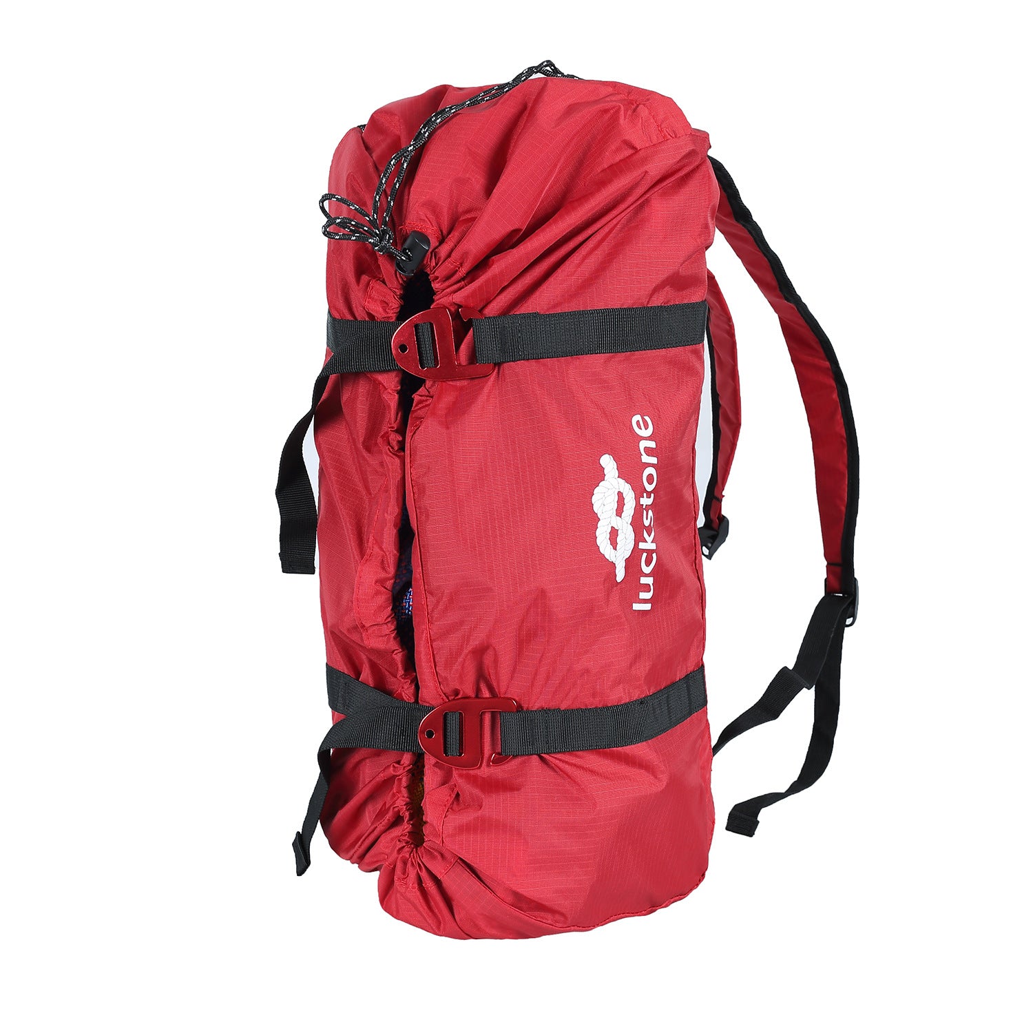 Outdoor Climbing Rock Climbing Double Shoulder Rope Bag Red