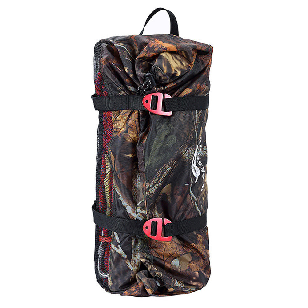 Outdoor Climbing Rock Climbing Double Shoulder Rope Bag Camouflage