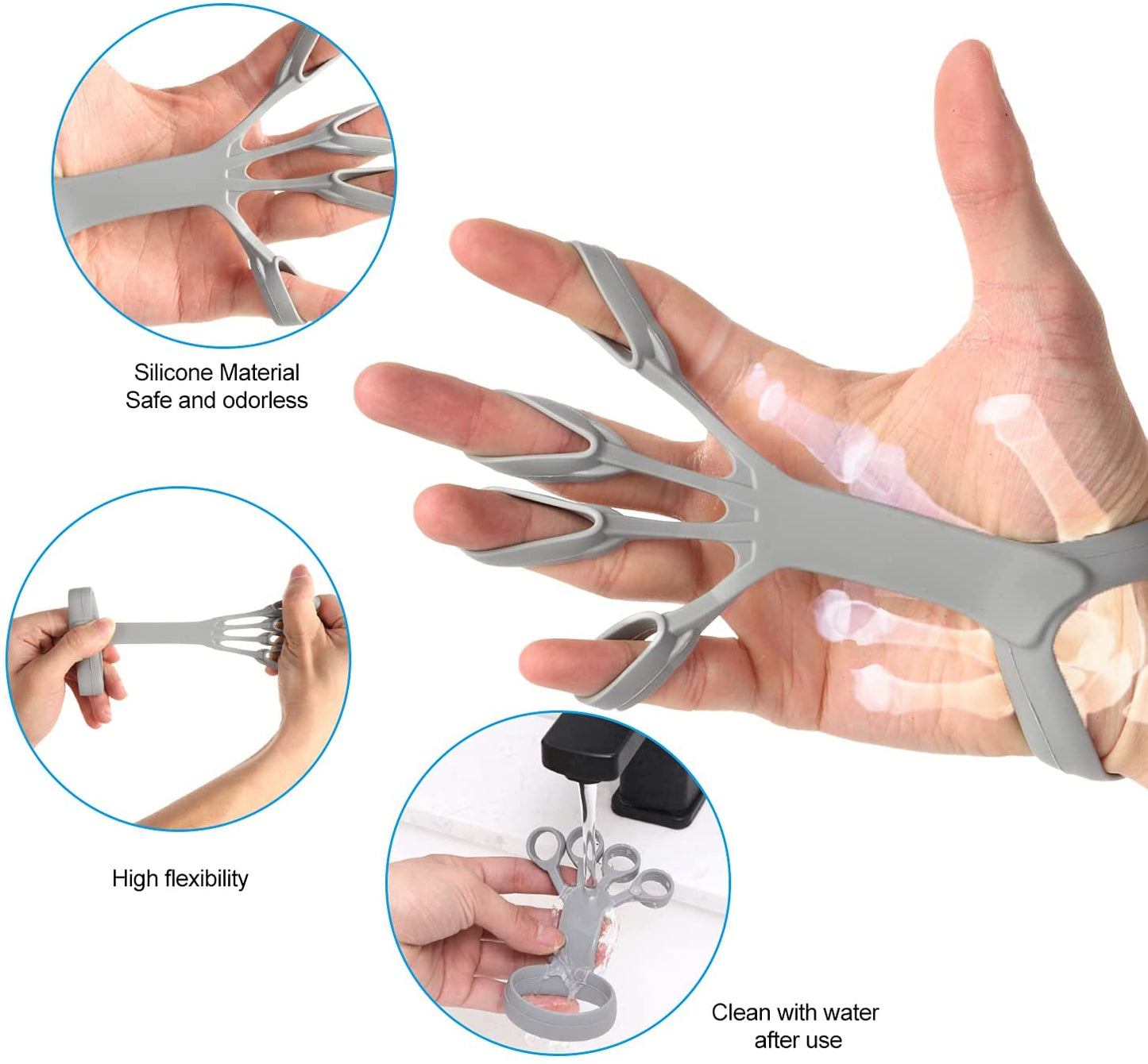 Silicone Hand and Finger Grip Strengthner