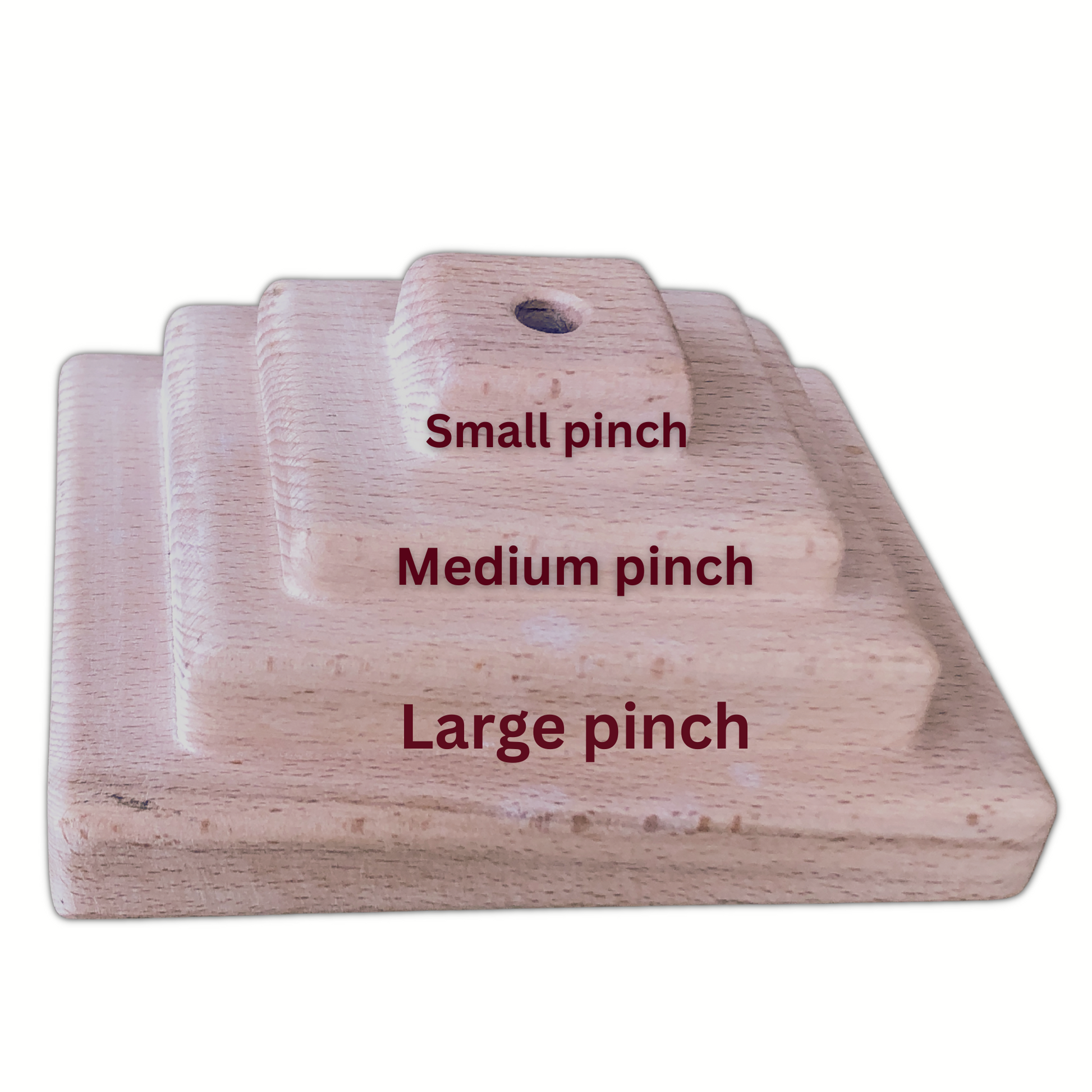 Pinch Block for Grip Strength Training with Loading Pin