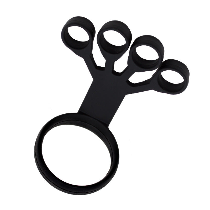Silicone Hand and Finger Grip Strengthner Black
