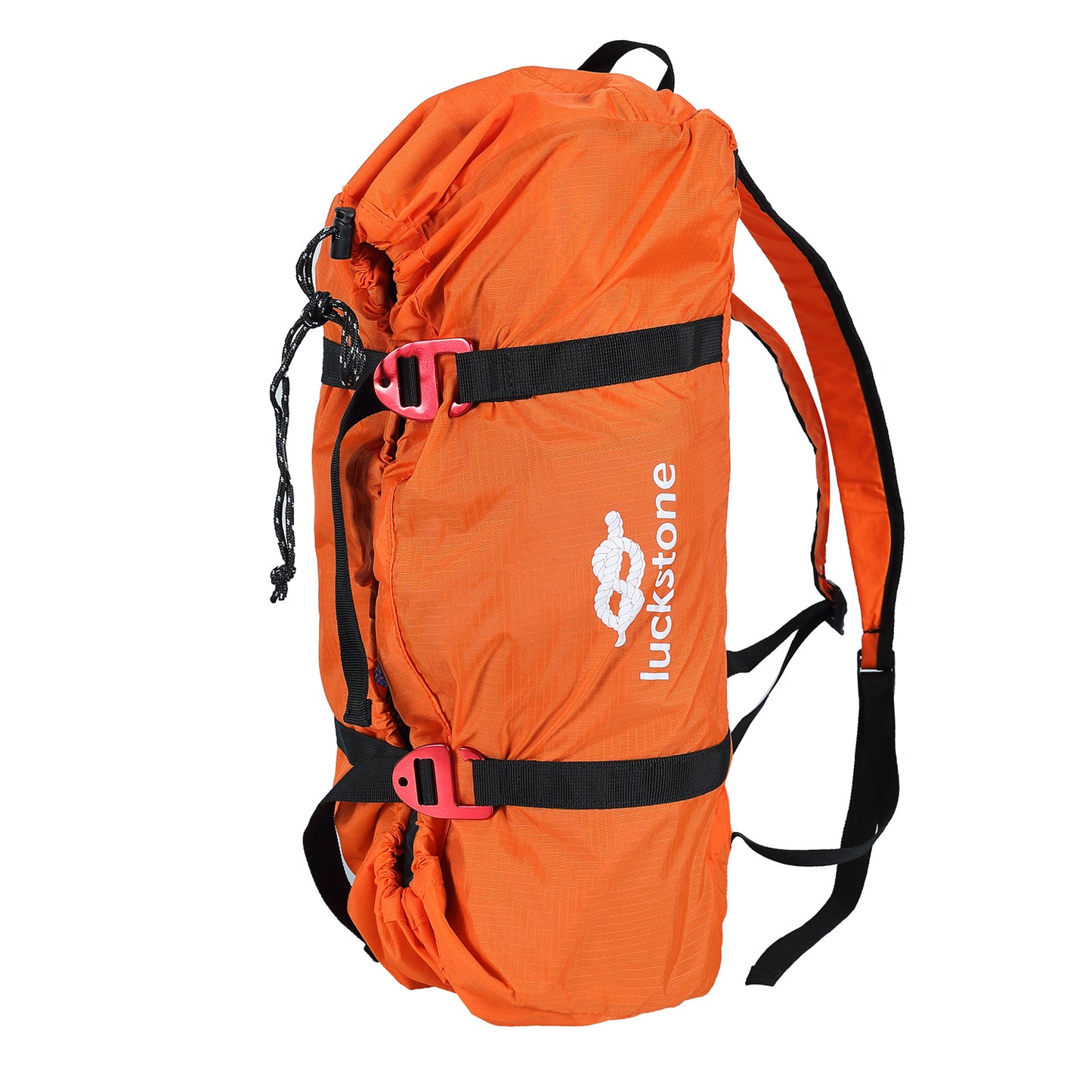 Outdoor Climbing Rock Climbing Double Shoulder Rope Bag Orange