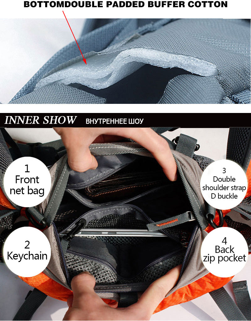 Waterproof Waist Bag for Climbing, Bouldering, Mounteneering and Trekking