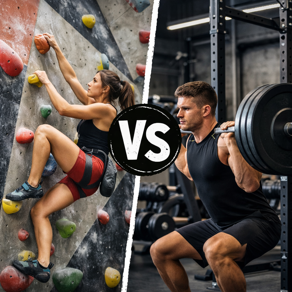 rock climbing vs gym 
