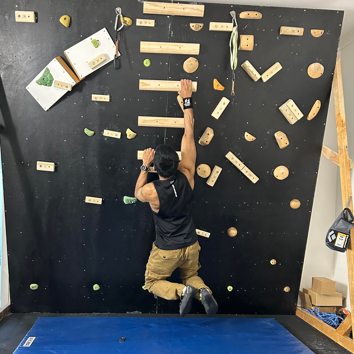 Campus Board Rungs Climbing for Grip Strength| Climbing Hangboard