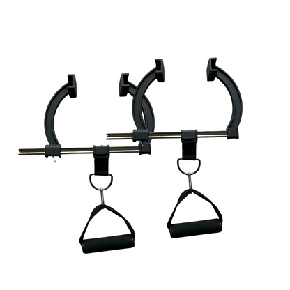 Mountain Rocks Quick Mount Adjustable Doorframe Pull-Up Bar – No Screws Required, Width-Locking Design,