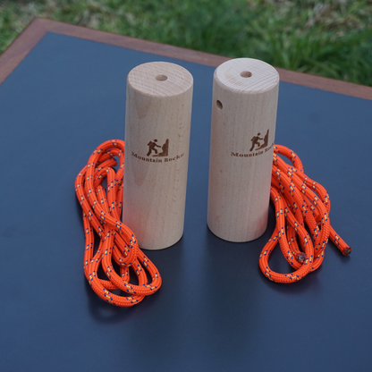Wooden Hand Grips for Pinch Strength Pull Up and Grip Strength