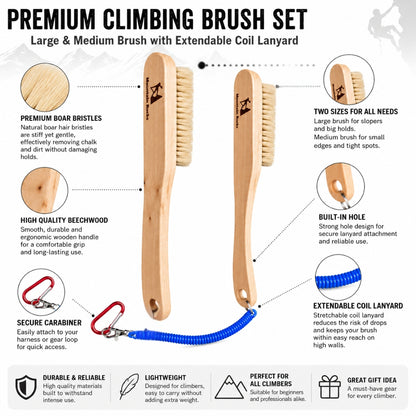 MOUNTAIN ROCKS Accessories Climbing Brush | Bouldering Brush