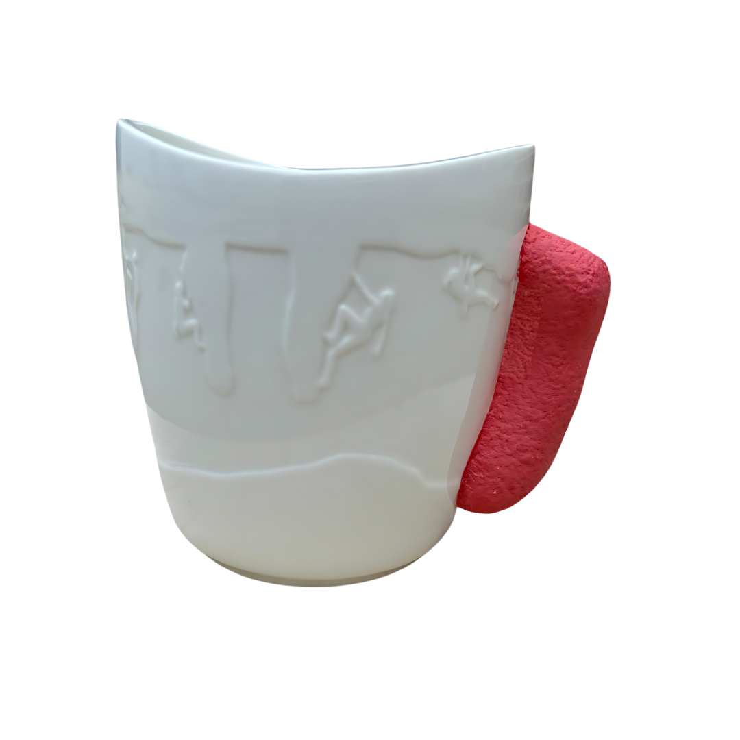 Mountain Rocks Accessories Rock Climbing Mug | Climbing Coffee Mug (Red)