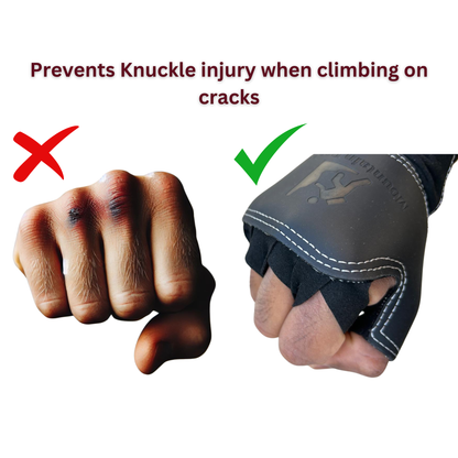 MOUNTAIN ROCKS Climbing Accessories Fingerless Rock Climbing Gloves