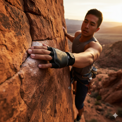 MOUNTAIN ROCKS Climbing Accessories Fingerless Rock Climbing Gloves