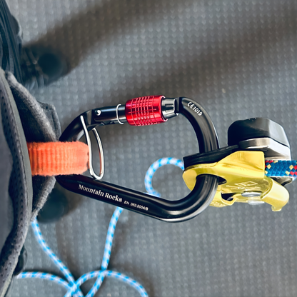 Mountain Rocks Climbing Accessories Mountain Rocks HMS Locking Belay Carabiner