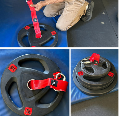 MOUNTAIN ROCKS Climbing accessories Strap Loading Pin for Olympic Weight Plates and Standard Weight Plates