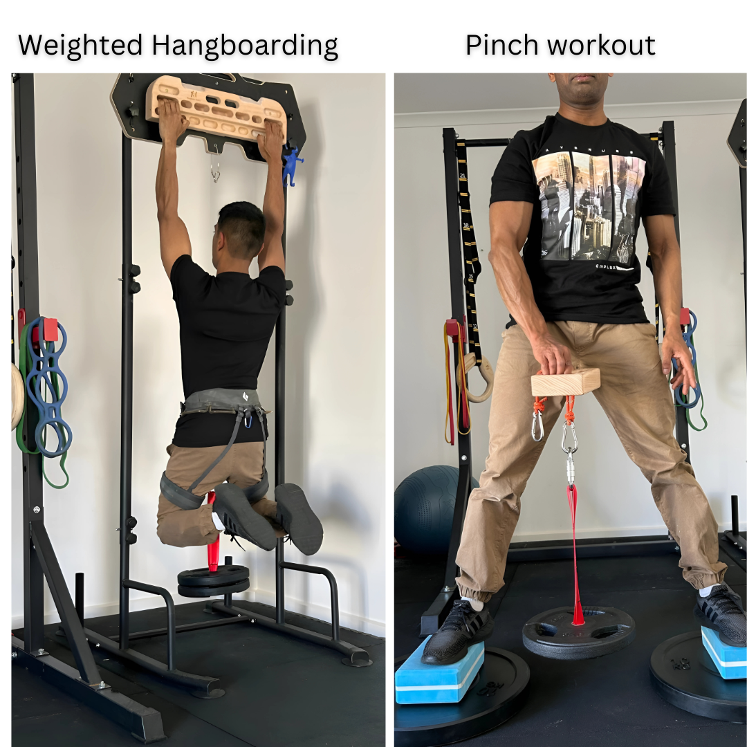 MOUNTAIN ROCKS Climbing accessories Strap Loading Pin for Olympic Weight Plates and Standard Weight Plates