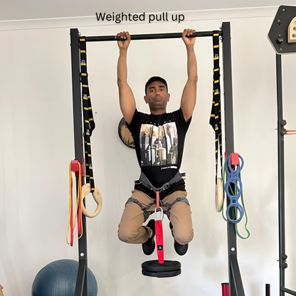 MOUNTAIN ROCKS Climbing accessories Strap Loading Pin for Olympic Weight Plates and Standard Weight Plates