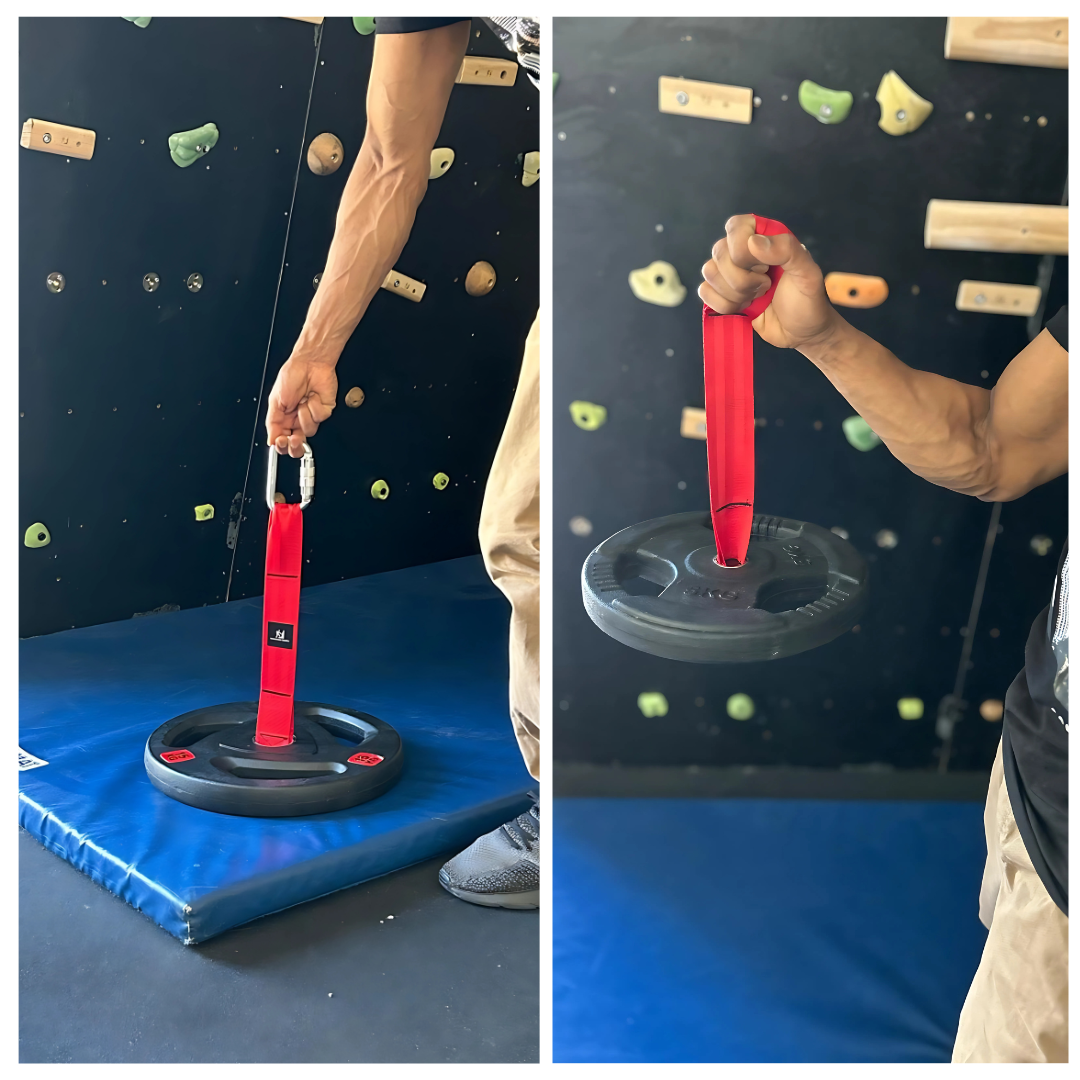 MOUNTAIN ROCKS Climbing accessories Strap Loading Pin for Olympic Weight Plates and Standard Weight Plates