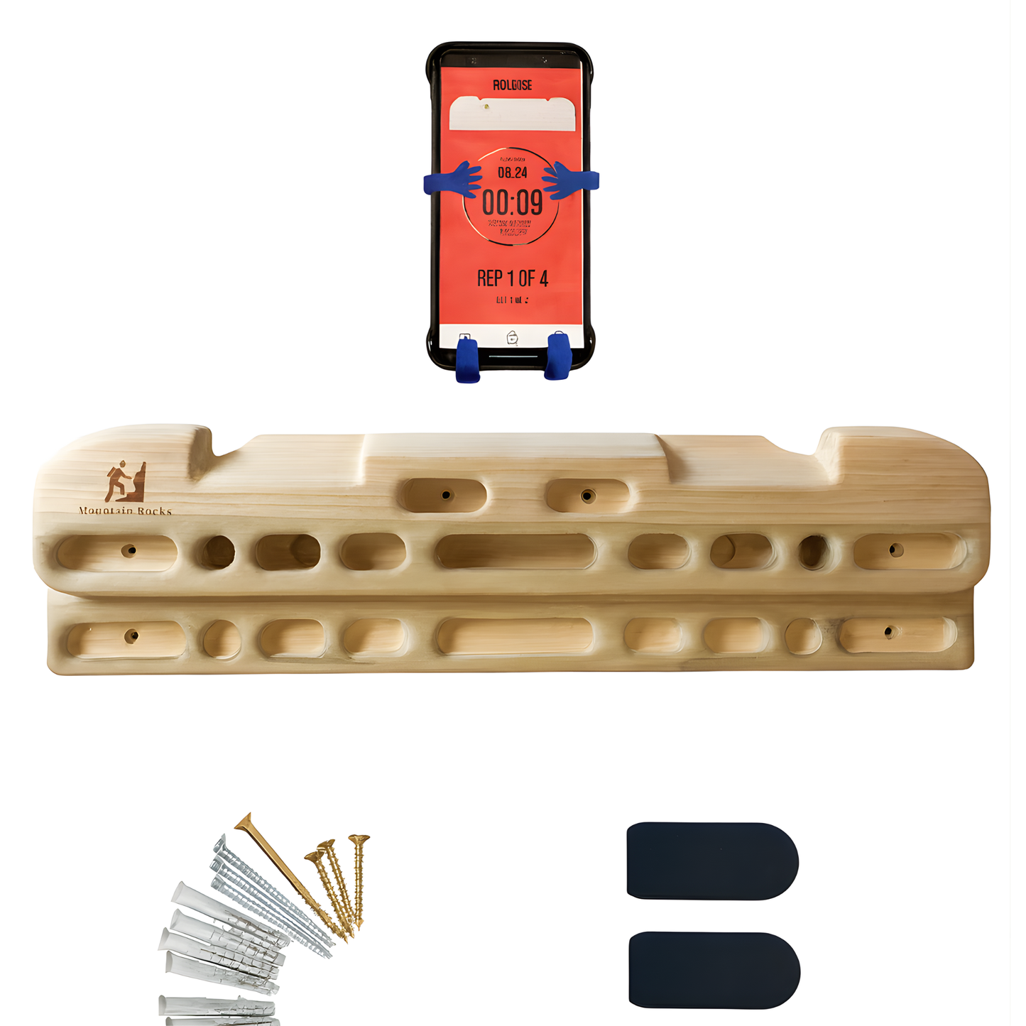 MOUNTAIN ROCKS climbing training equipment Hangboard Wildwood 2002 | Climbing Training Board