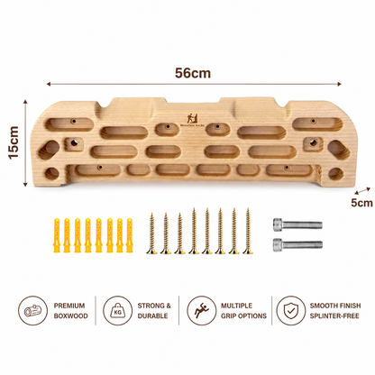Premium Wooden Rock Climbing Hangboard HB2100