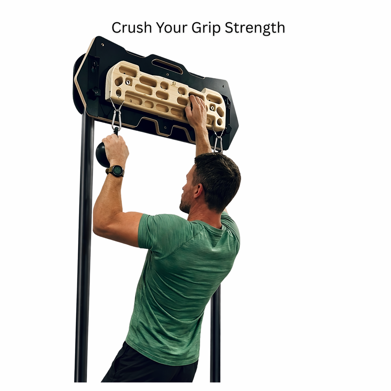 MOUNTAIN ROCKS Climbing training Mountain Rocks Climbing Hangboard HB 2100 with steel pull up grip balls