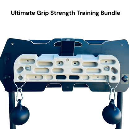 MOUNTAIN ROCKS Climbing training Mountain Rocks Climbing Hangboard HB 2100 with steel pull up grip balls
