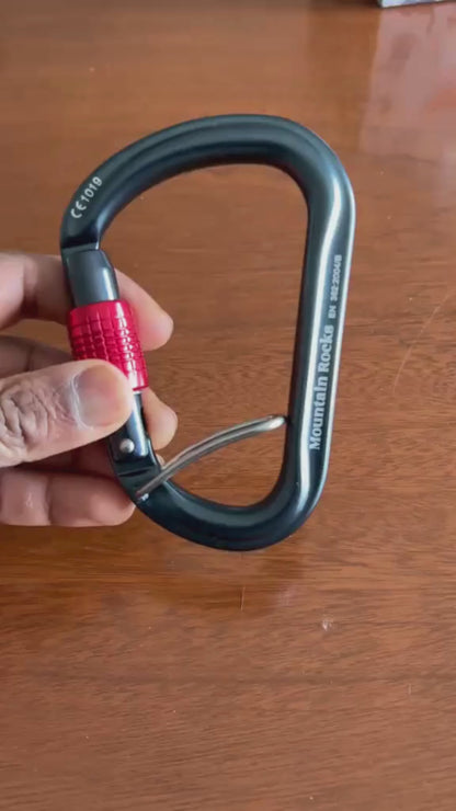 Mountain Rocks HMS Locking Belay Climbing Carabiner
