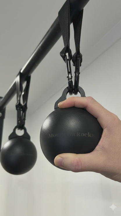 Mountain Rocks Climbing Grip Balls – 9cm Hanging Pull-Up Grips
