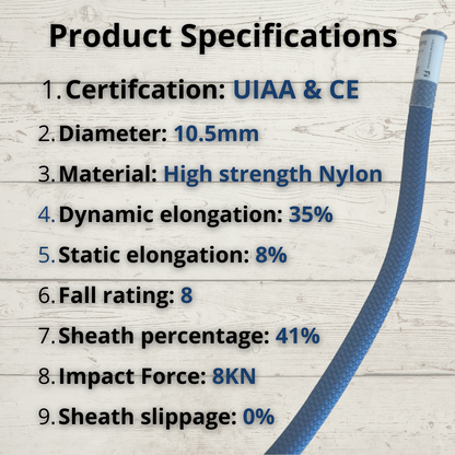 Mountain Rocks Dynamic Climbing Rope