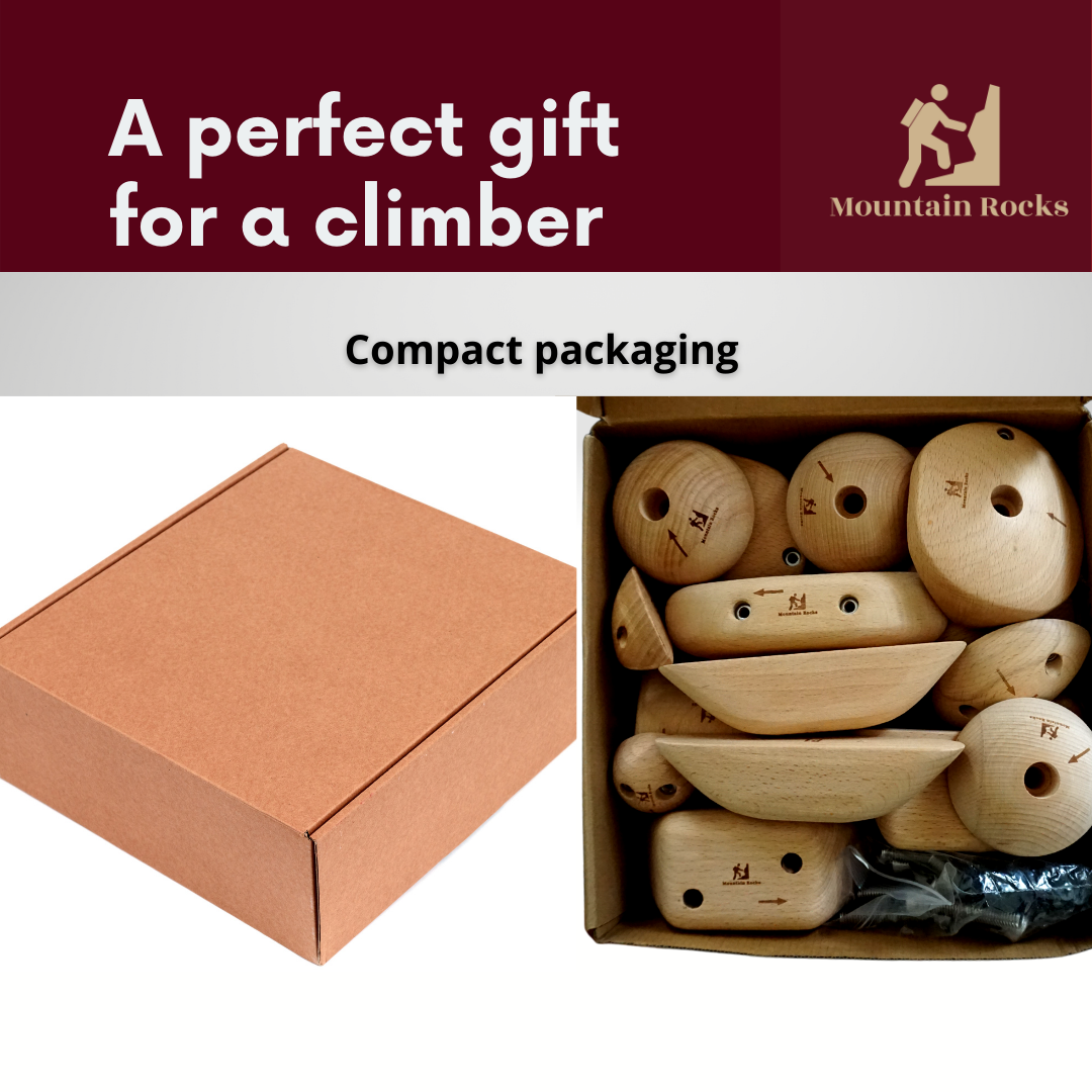 Wooden Rock Climbing Holds Kids and Adults | Bouldering holds | Climbing Holds