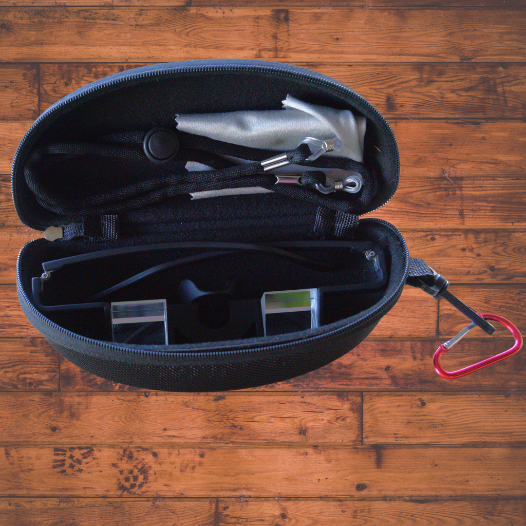 MOUNTAIN ROCKS Climbing Accessories Black Light Weight High Transparent BK7 Prism Belay Glasses | Mountain Rocks