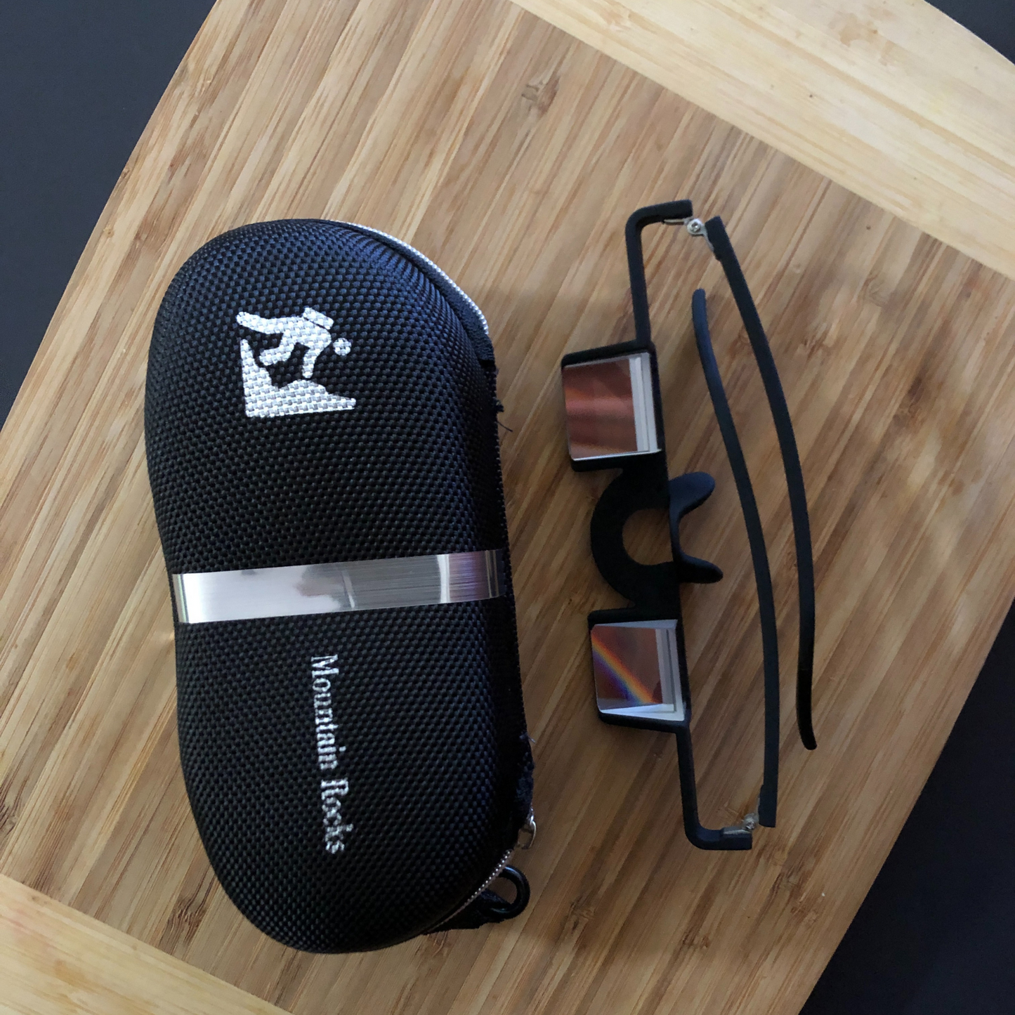 MOUNTAIN ROCKS Climbing Accessories Black Light Weight High Transparent BK7 Prism Belay Glasses | Mountain Rocks