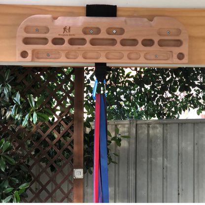 MOUNTAIN ROCKS climbing training equipment Climbing Hangboard Wildwood 2001 with Back Strap