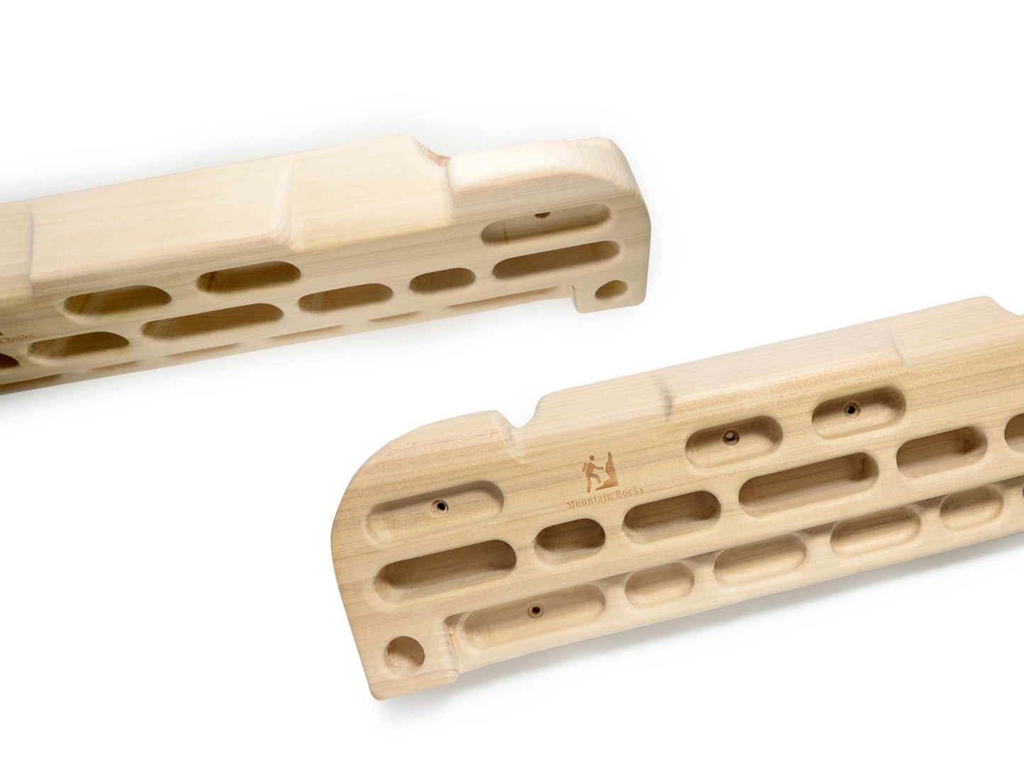 MOUNTAIN ROCKS Mountain Rocks Hangboard Wildwood 2001 - Premium Wooden Climbing Training Board with Multi-Grip Options for Finger Strength and Home Workouts